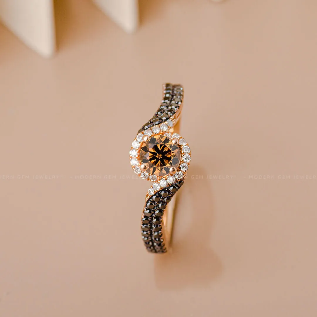 Esther • Champagne Diamond Ring