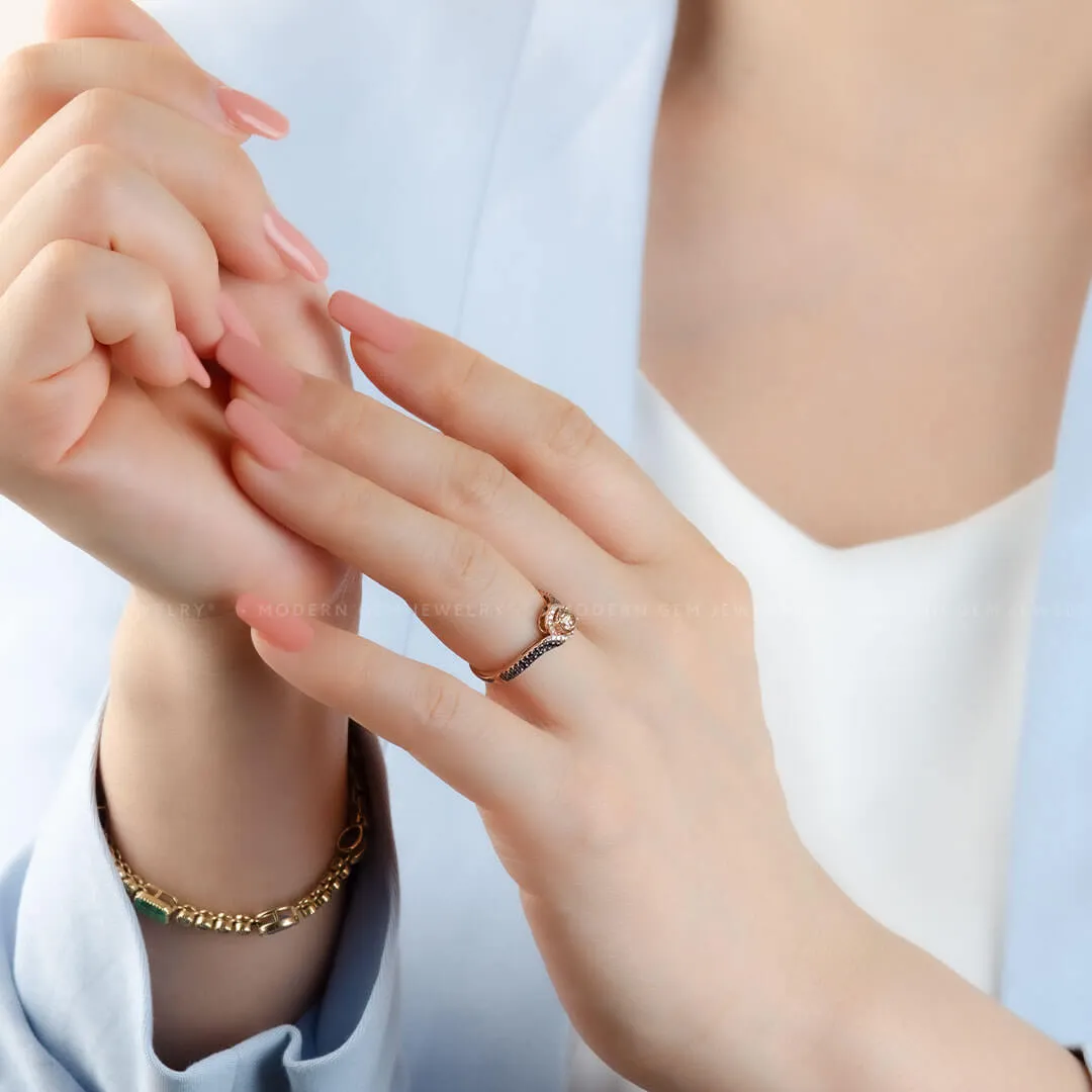 Esther • Champagne Diamond Ring