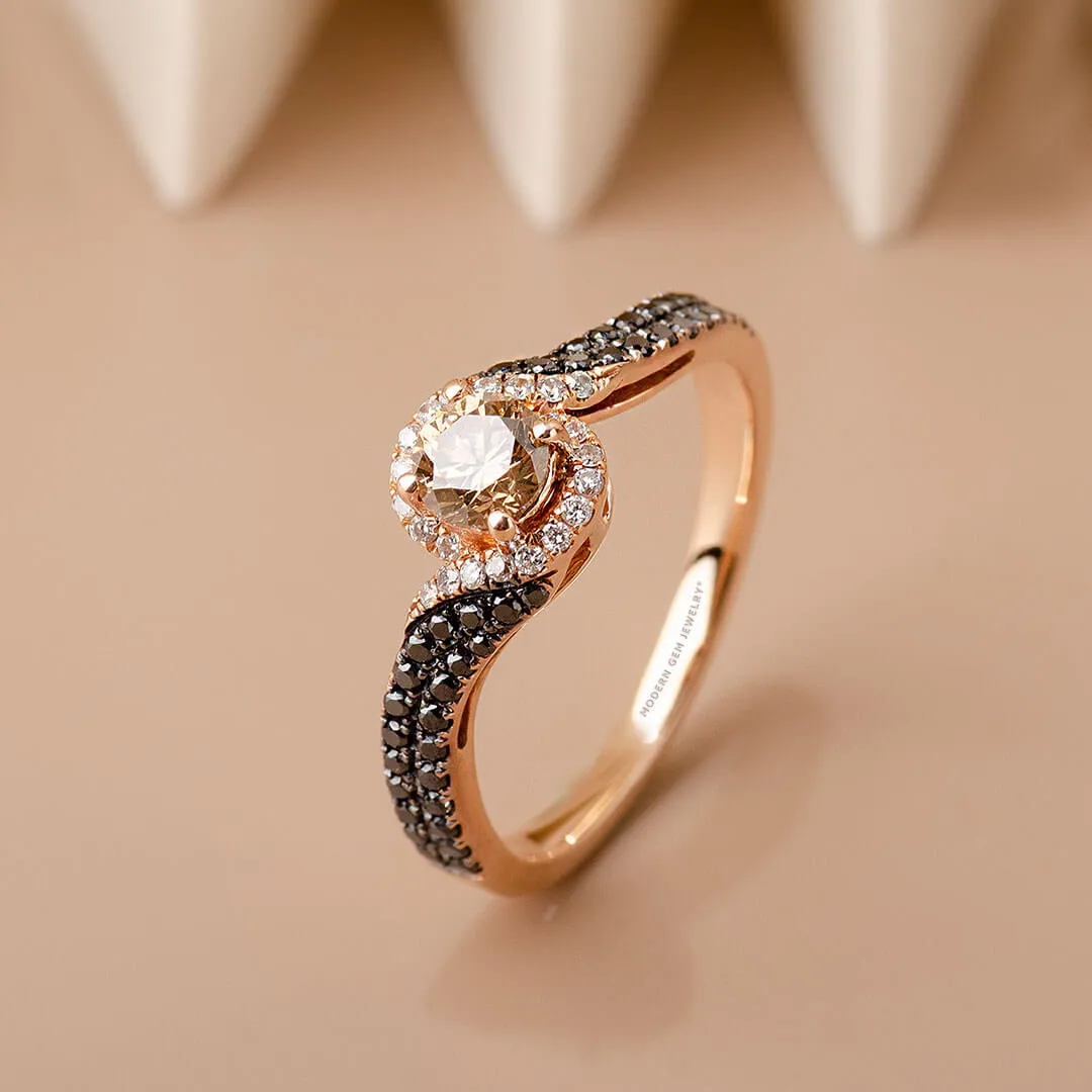 Esther • Champagne Diamond Ring