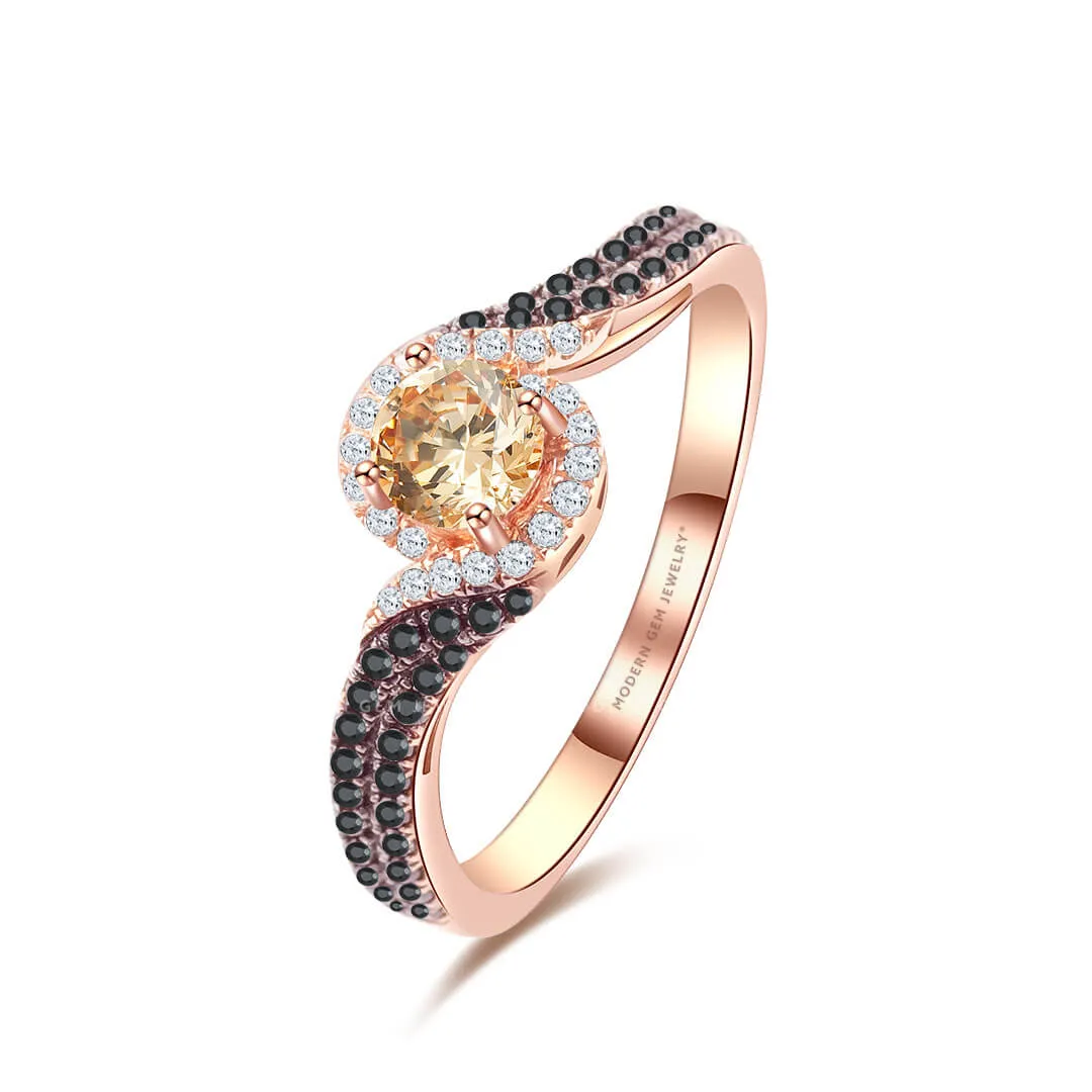 Esther • Champagne Diamond Ring