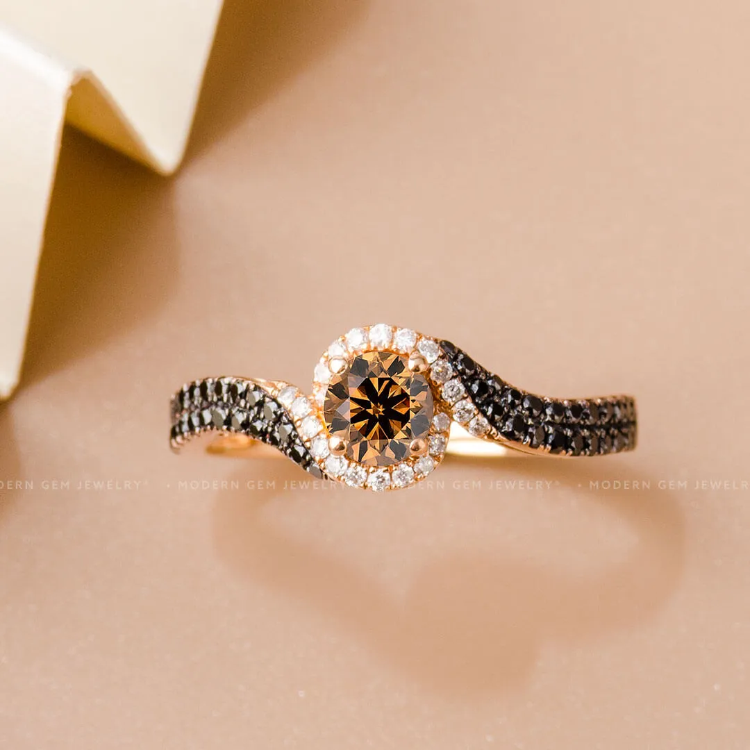 Esther • Champagne Diamond Ring
