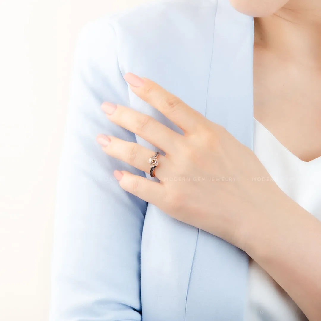 Esther • Champagne Diamond Ring