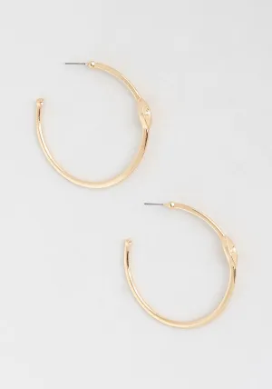 Eye See Everything Hoop Earring