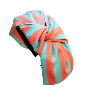 Fashion Headband For Women Sweet Knotted Headbands Non Slip Boho Hair Hoop Gifts For Women Girls (Green, One Size)