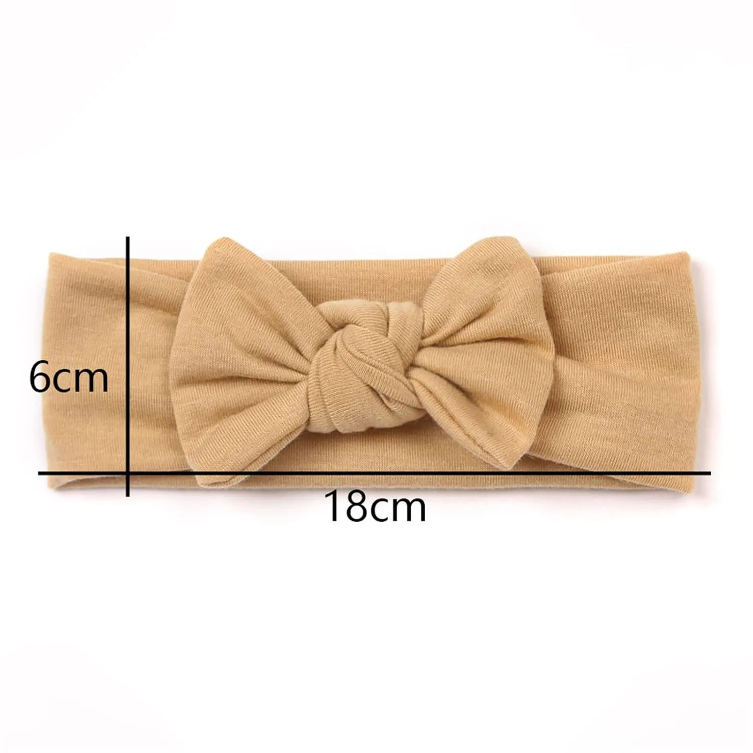 Fashionable Baby Girl Hairbands Handmade Headbands With Big Bows Soft Nylon Baby Hairband Lightweight Headband (Blue, One Size)