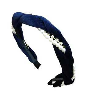 Fashionable Headbands for Women Beaded Hair Hoop Headband Rhinestone Crystal Elastic hairbands Hair Accessories Jewelry