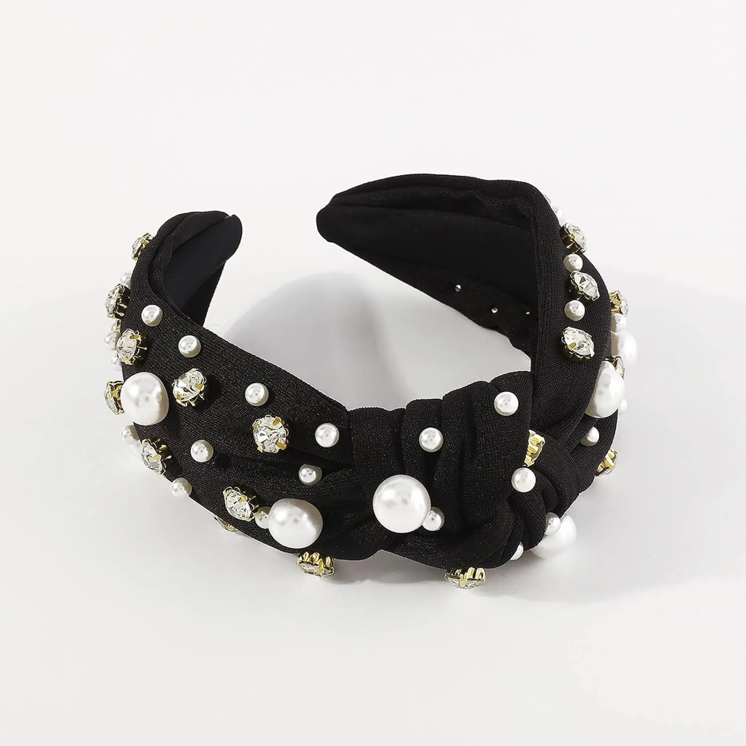 Fashionable Headbands for Women Hair Hoop Headband Elastic Rhinestone Hair Bands Hair Accessories for Daily Festival
