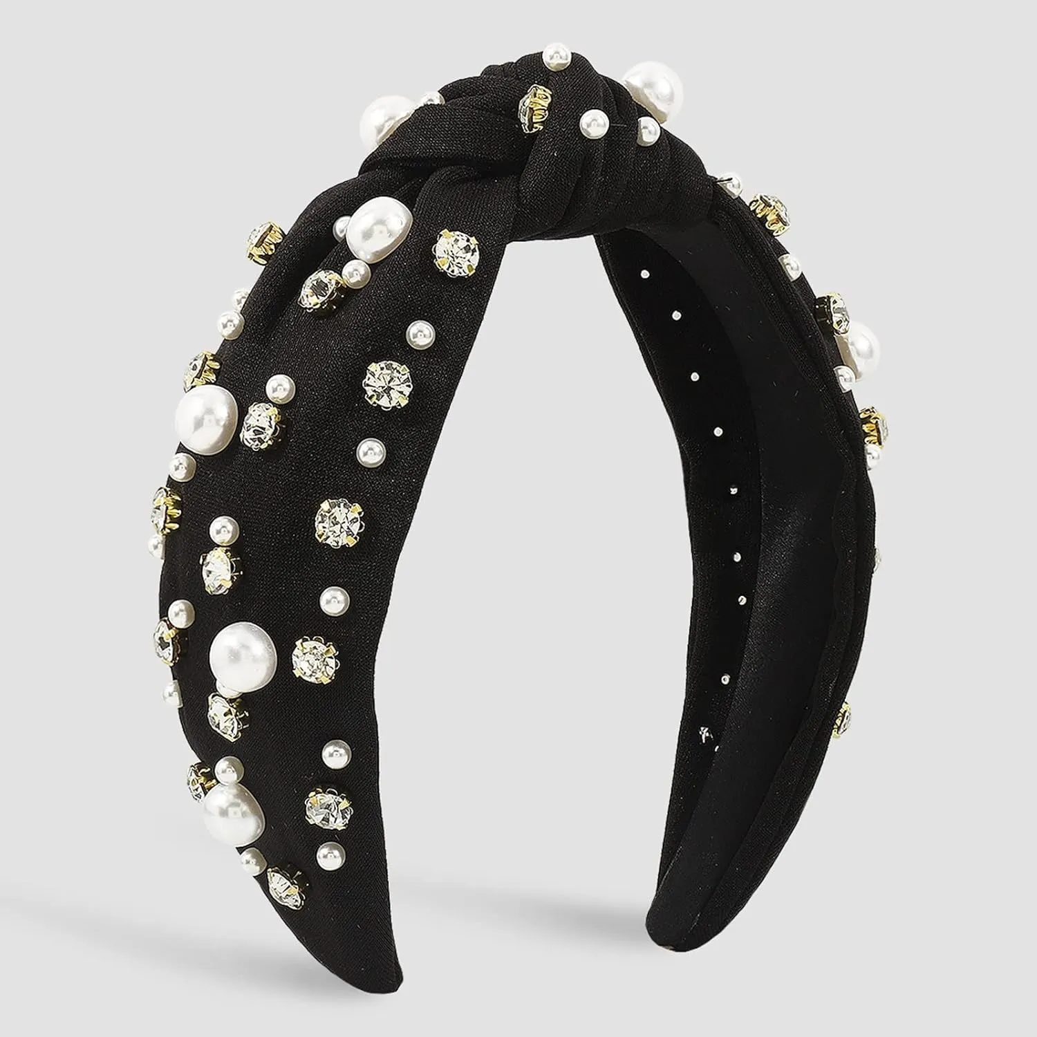 Fashionable Headbands for Women Hair Hoop Headband Elastic Rhinestone Hair Bands Hair Accessories for Daily Festival