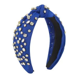 Fashionable Headbands for Women Pearls Knotted Head Bands Rhinestone Hair Bands Hair Accessories for Daily Festival