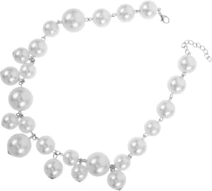 Faux Pearl Choker Necklace for Women Vintage French Style Comfortable Wear Wedding Jewelry for Evening Events and Special Occasions