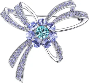 Floral Brooches & Pins - Elegant Crystals Rhinestone Women's Corsage Pin for Wedding Bouquet
