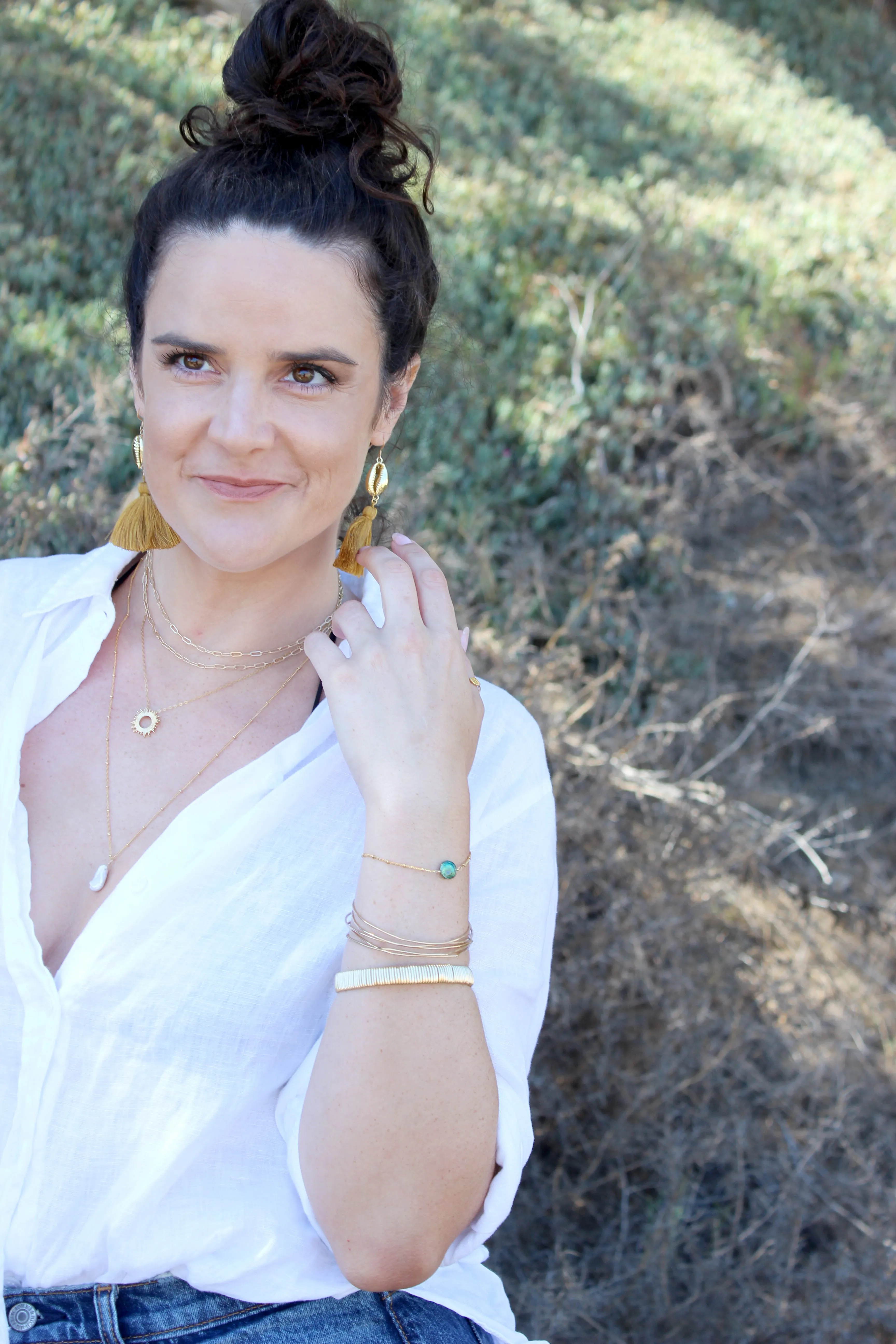Forte // Wire Wrapped Solid Bracelet, Chunky Bangle, Gold or Sterling Silver, Stacked Bracelets // BH-B020