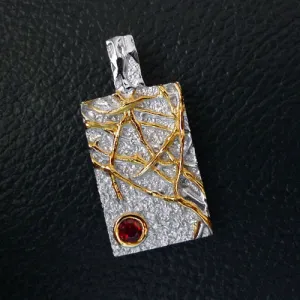 Gem of the Forest Sterling Silver Pendant
