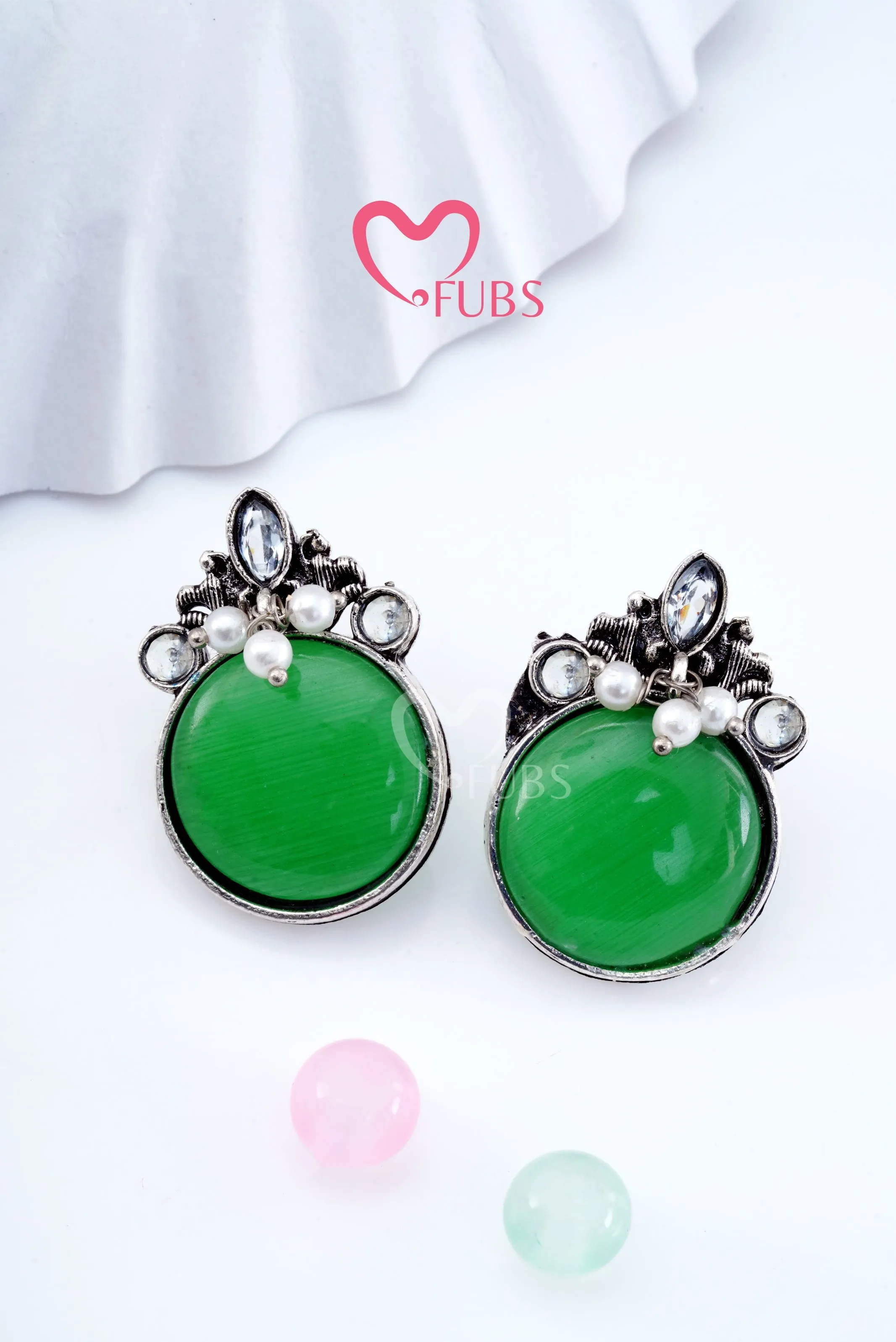 Glorious Kundan Blossoms Earrings