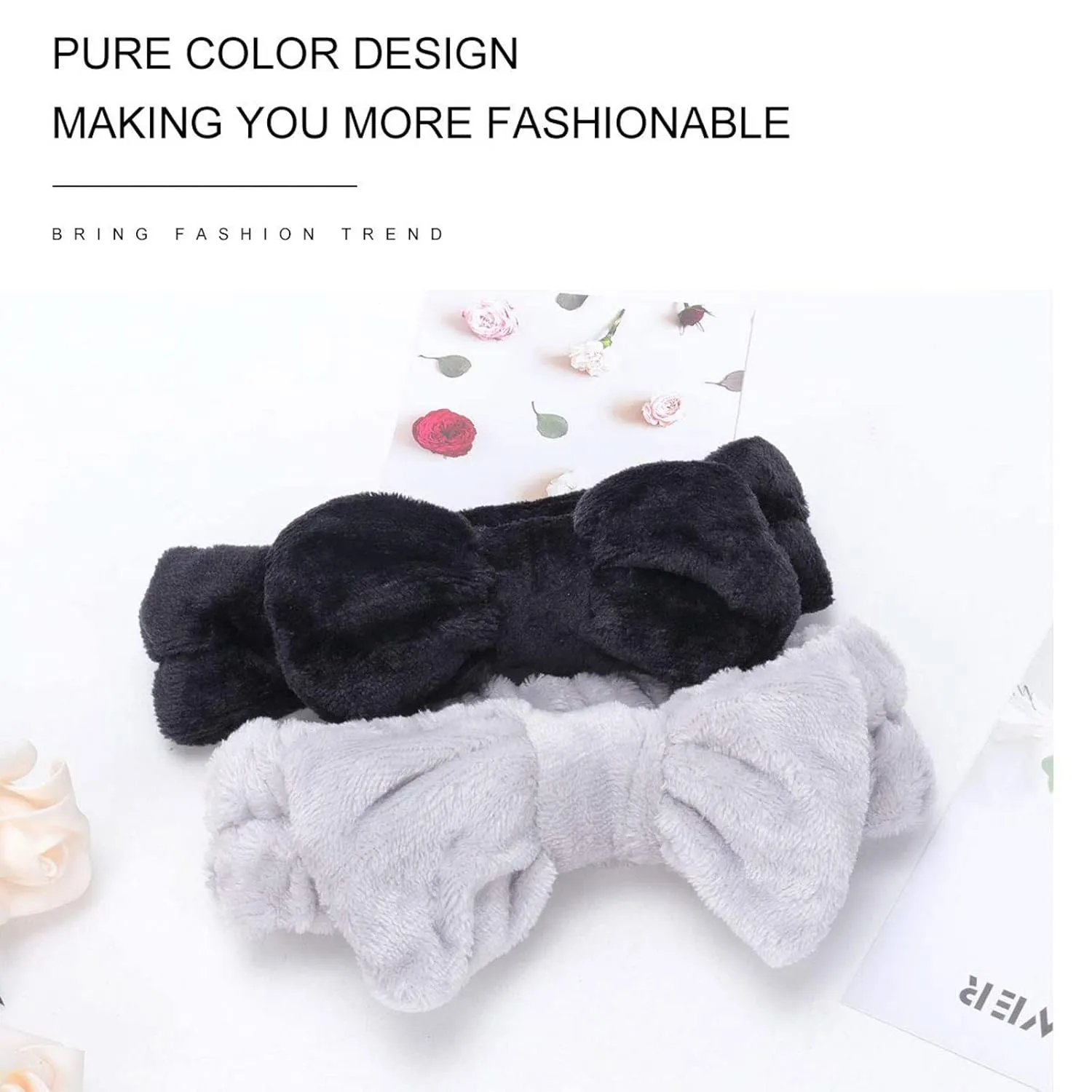 Hair Band for Girls and Women Makeup Face Washing Headband Towel Soft Coral Fleece Hair Band