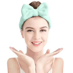 Hair Band for Girls and Women Shower Washing Face Hair Band Soft Coral Fleece Head Wraps