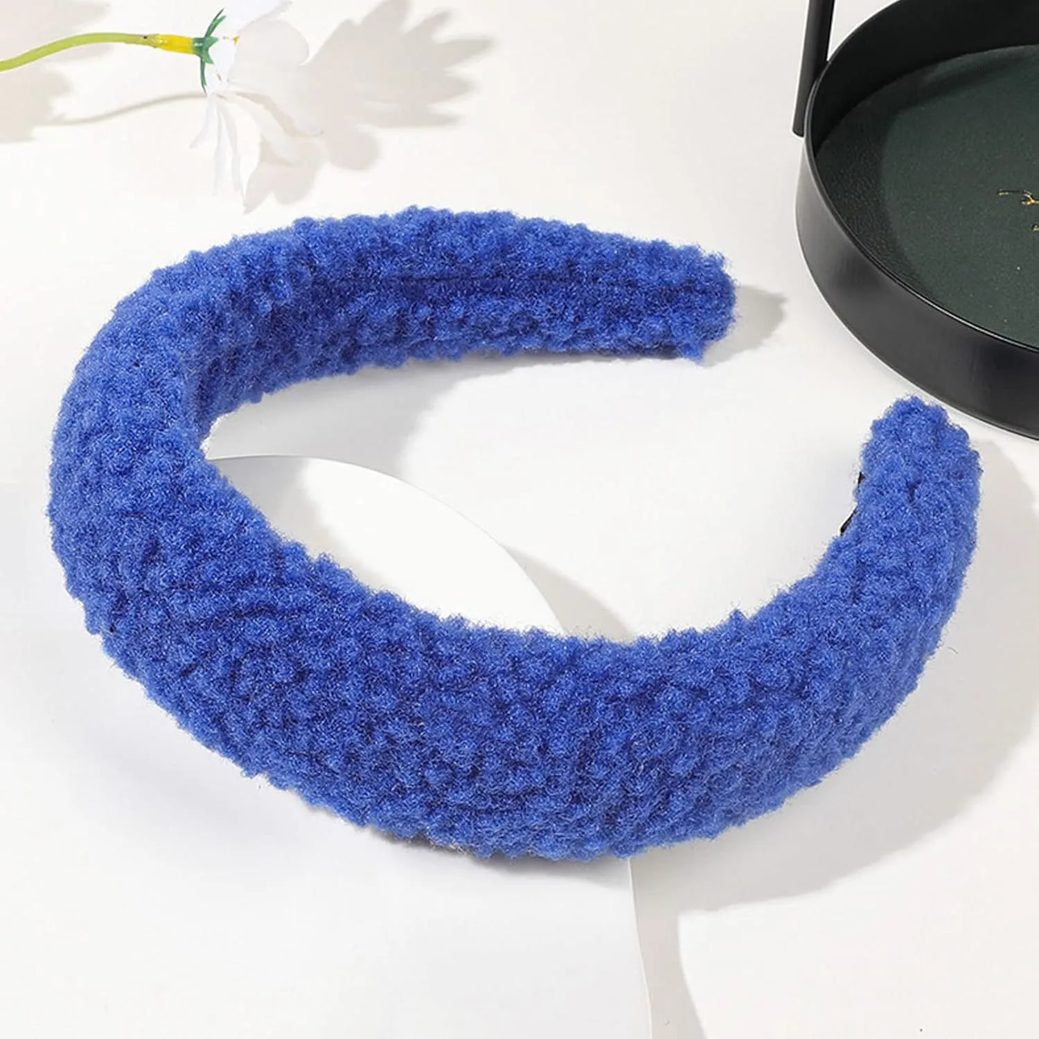 Hair Bands for Lady Women Vintage Flower Printed Headband Rhinestone Crystal Elastic hairbands Wedding Hair Accessories