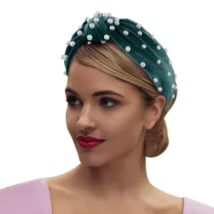 Hair Bands for Lady Women Vintage Flower Printed Headband Rhinestone Hair Bands Hair Accessories for Daily Festival