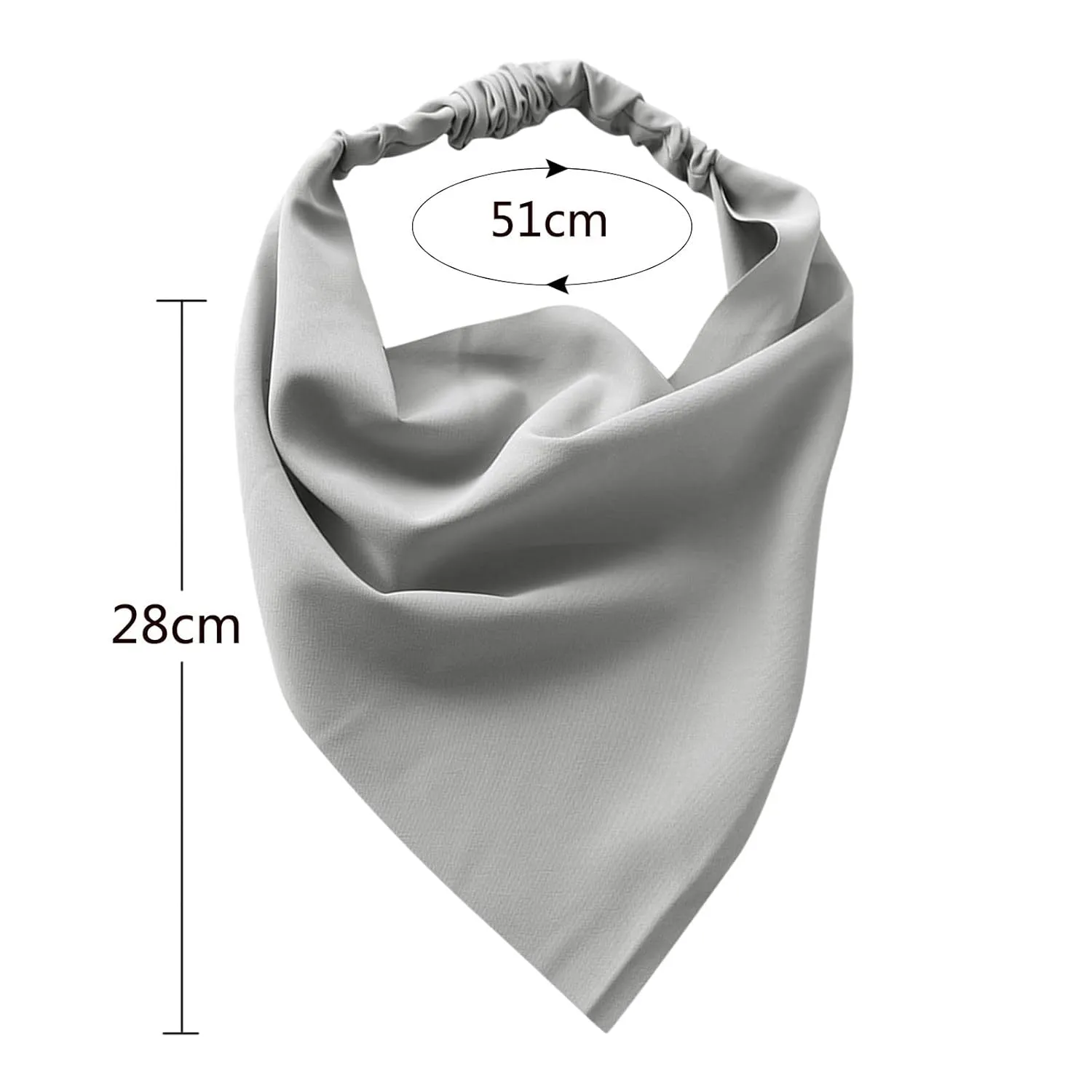Hair Scarf Boho Floral Print Headband Head Kerchief Turban Headbands Triangle Hair Bandana Hair Accessores (F, One Size)