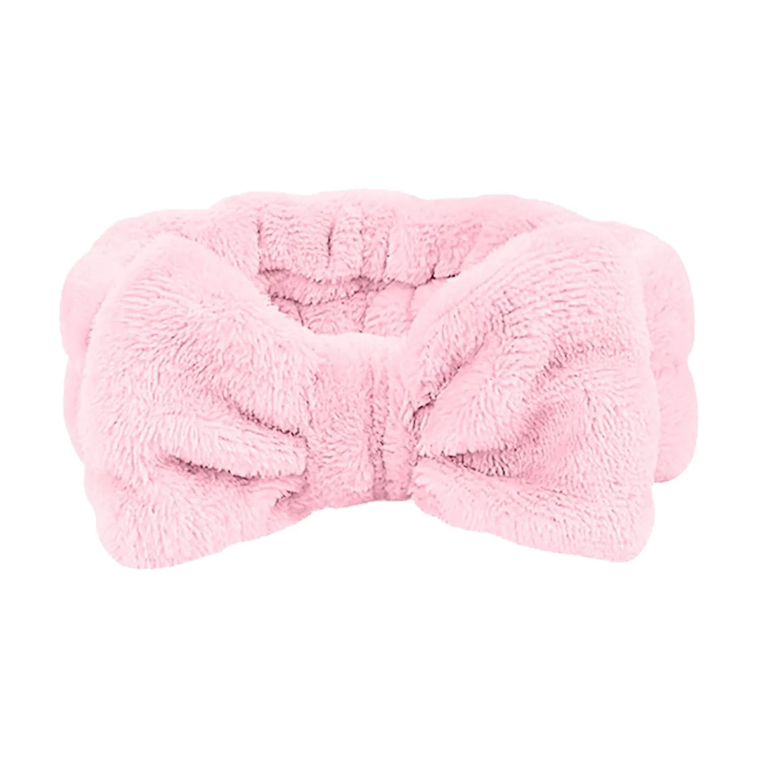 Head band for Women Girls Bowknot Bow Makeup Headbands Soft Coral Fleece Hair Band