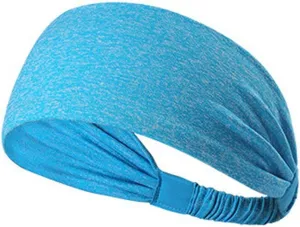 Head Bands for Women's Hair Casual Leisure Sports Solid Color Yoga Hairband Sports Elastic Sweat Absorbent Headband