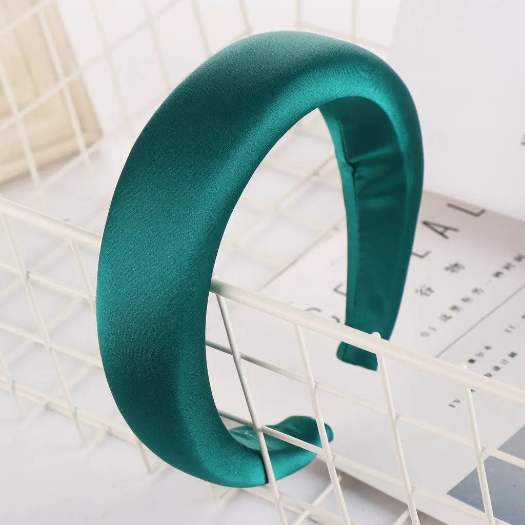 Headband Hairband Hair Hoop Sweet Women Head Satin Hair hairband for washing face Fashion Sponge for Girls wide headbands
