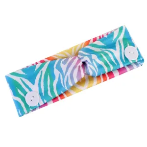 Headbands for Women and Girls Boho Bandeau Headbands Floral Printed Non Slip Headbands Fashion Hair Accessories