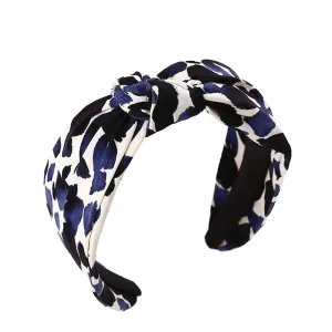 Headbands for Women Girls Vintage Flower Printed Headband Rhinestone Crystal Elastic hairbands Wedding Hair Accessories