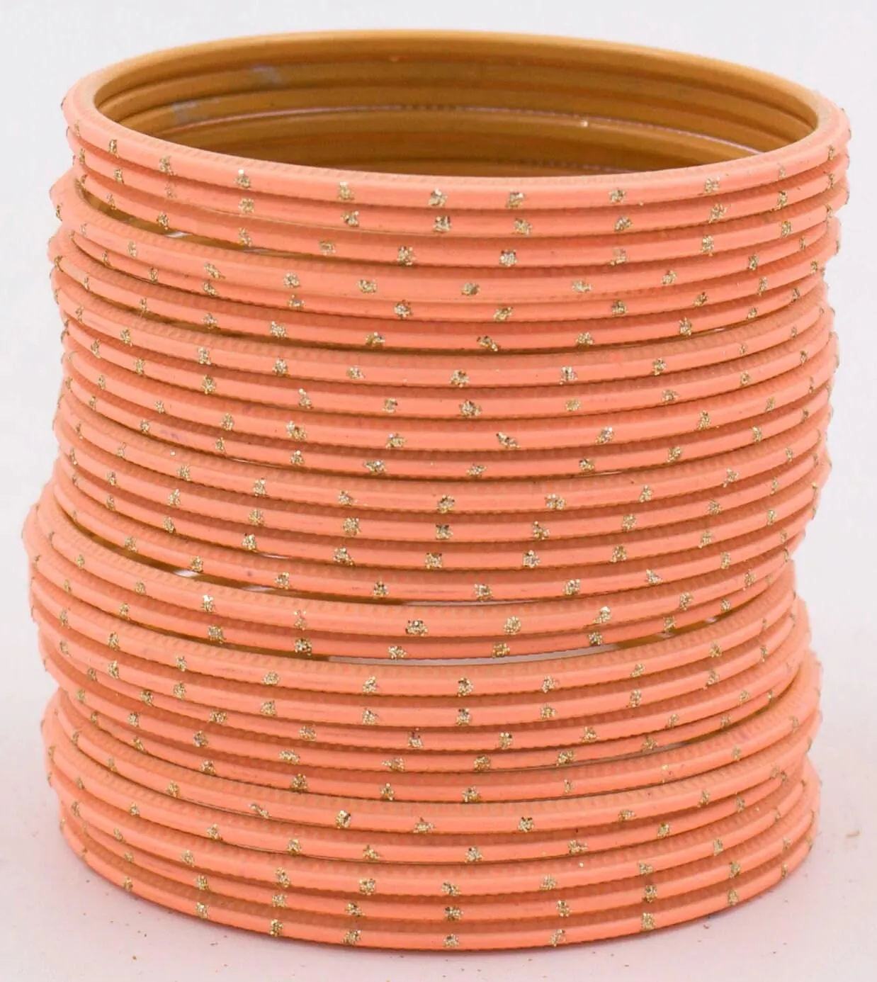 Indian Bangle Set 24 Plain Matte Textured Bangles, Metal Bangles Indian Jewelry / Bangles Bridal Bangles for Women