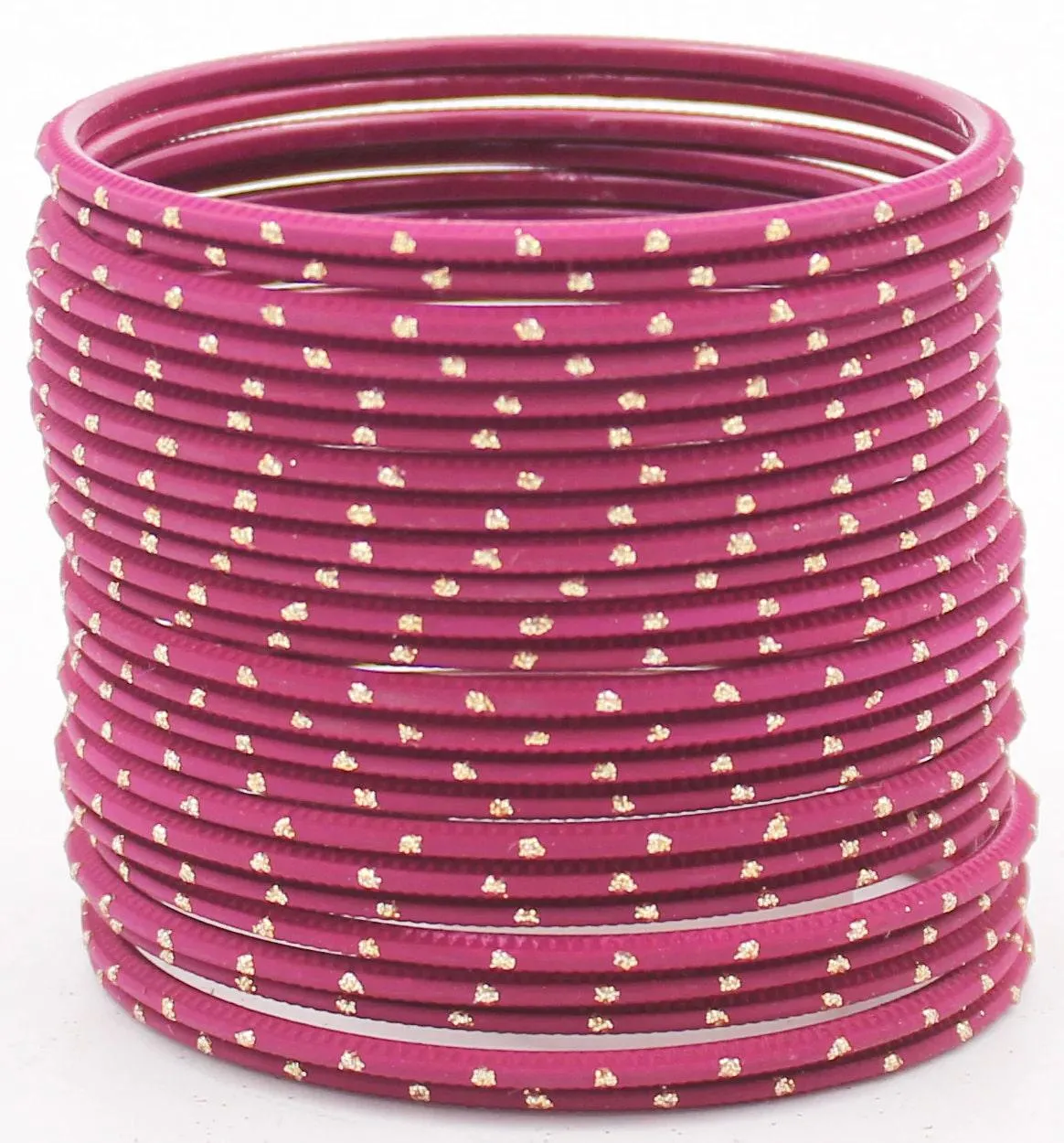 Indian Bangle Set 24 Plain Matte Textured Bangles, Metal Bangles Indian Jewelry / Bangles Bridal Bangles for Women