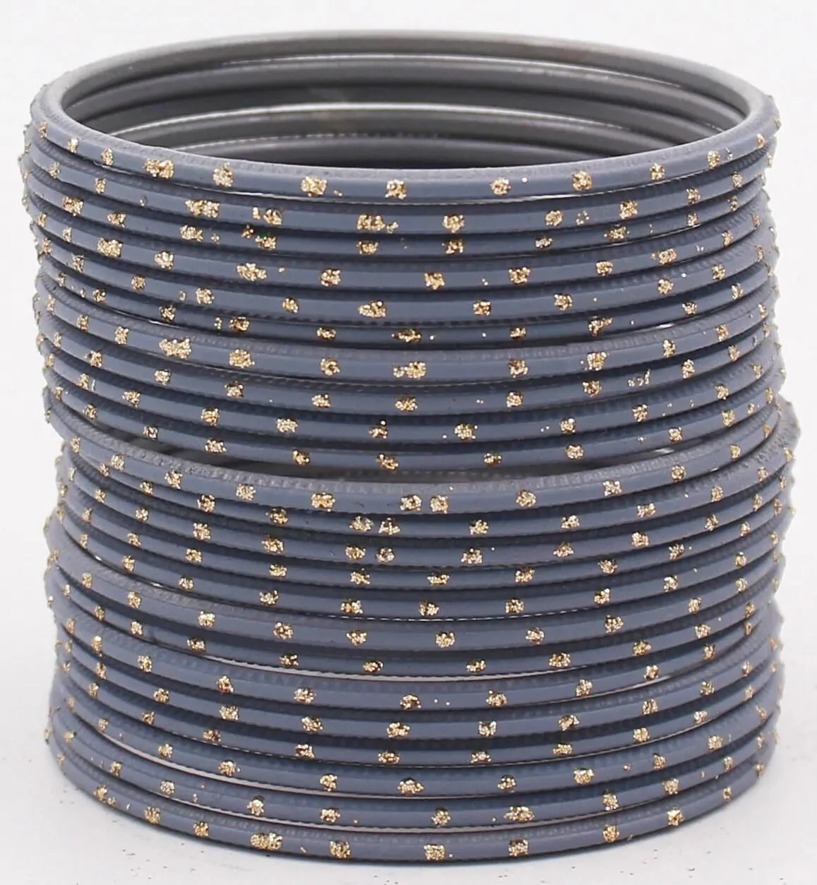 Indian Bangle Set 24 Plain Matte Textured Bangles, Metal Bangles Indian Jewelry / Bangles Bridal Bangles for Women