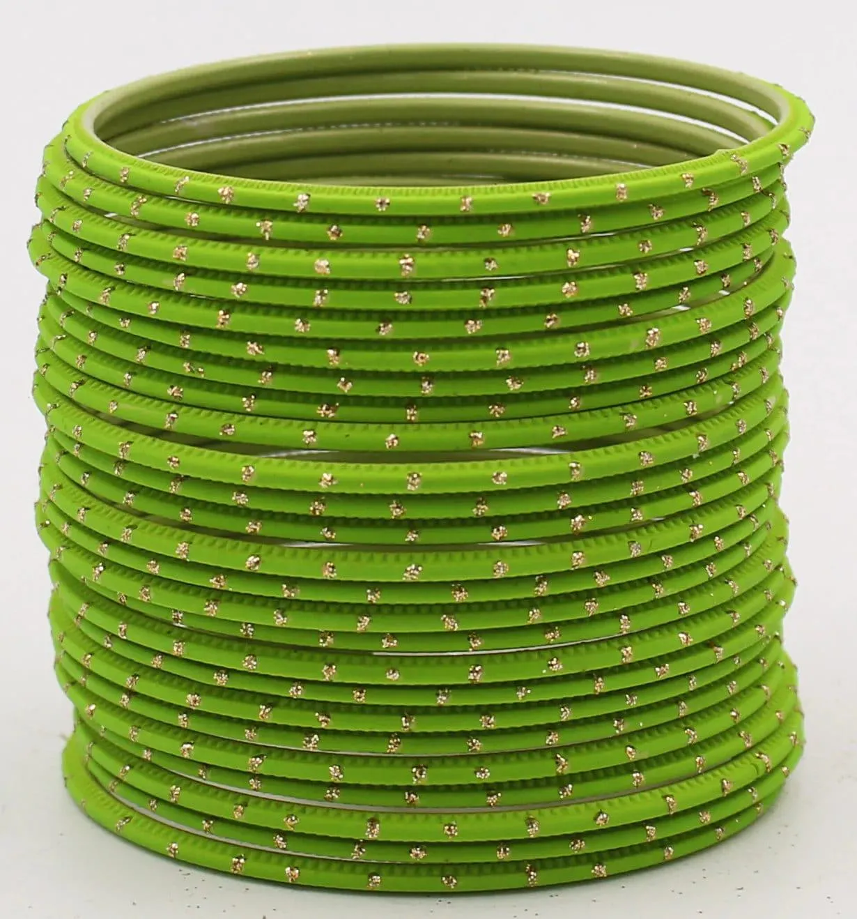 Indian Bangle Set 24 Plain Matte Textured Bangles, Metal Bangles Indian Jewelry / Bangles Bridal Bangles for Women