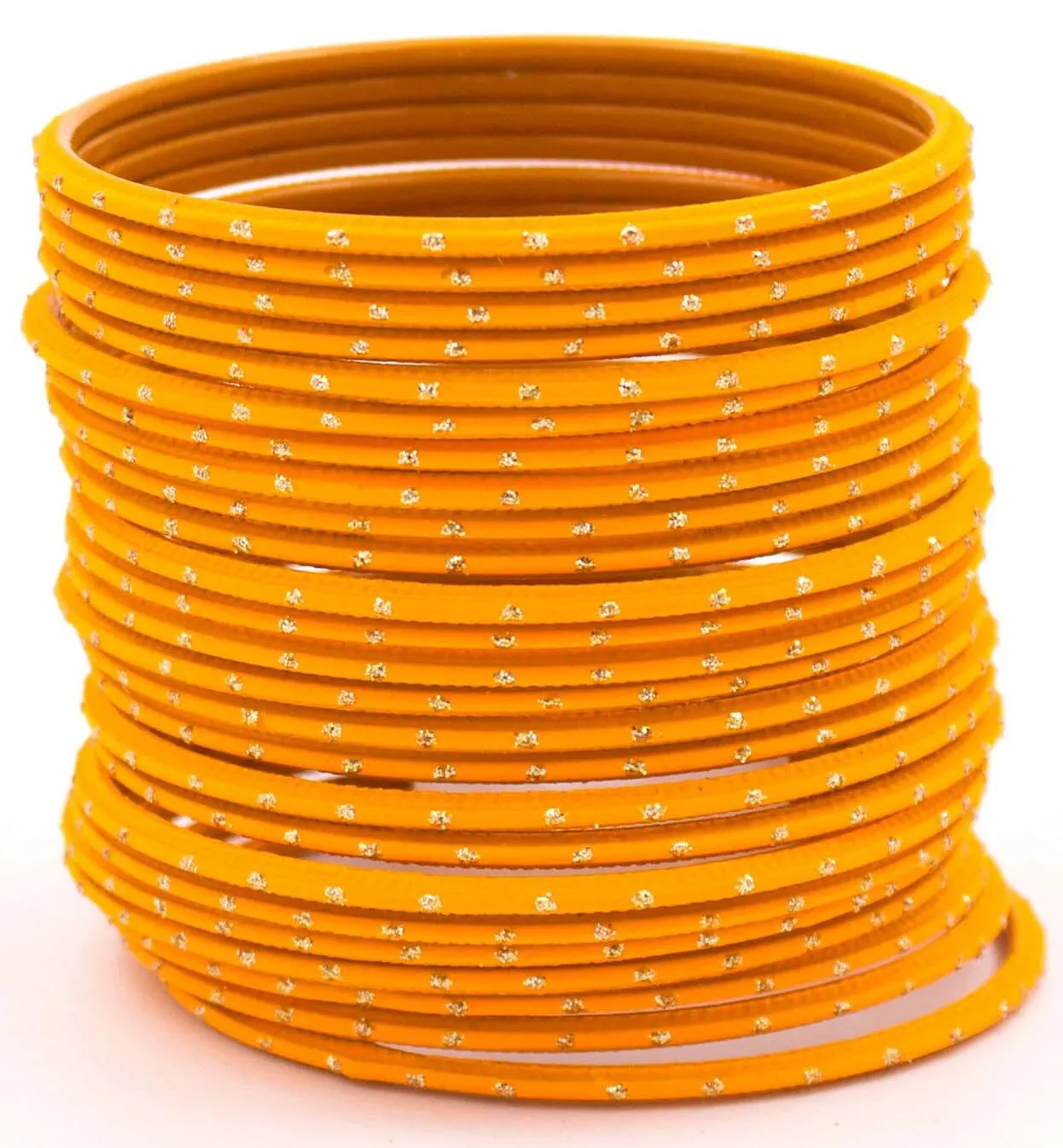 Indian Bangle Set 24 Plain Matte Textured Bangles, Metal Bangles Indian Jewelry / Bangles Bridal Bangles for Women