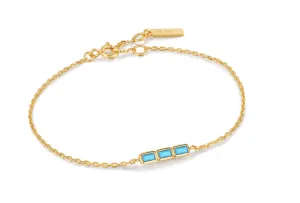 Into The Blue - Turquoise Bar Bracelet