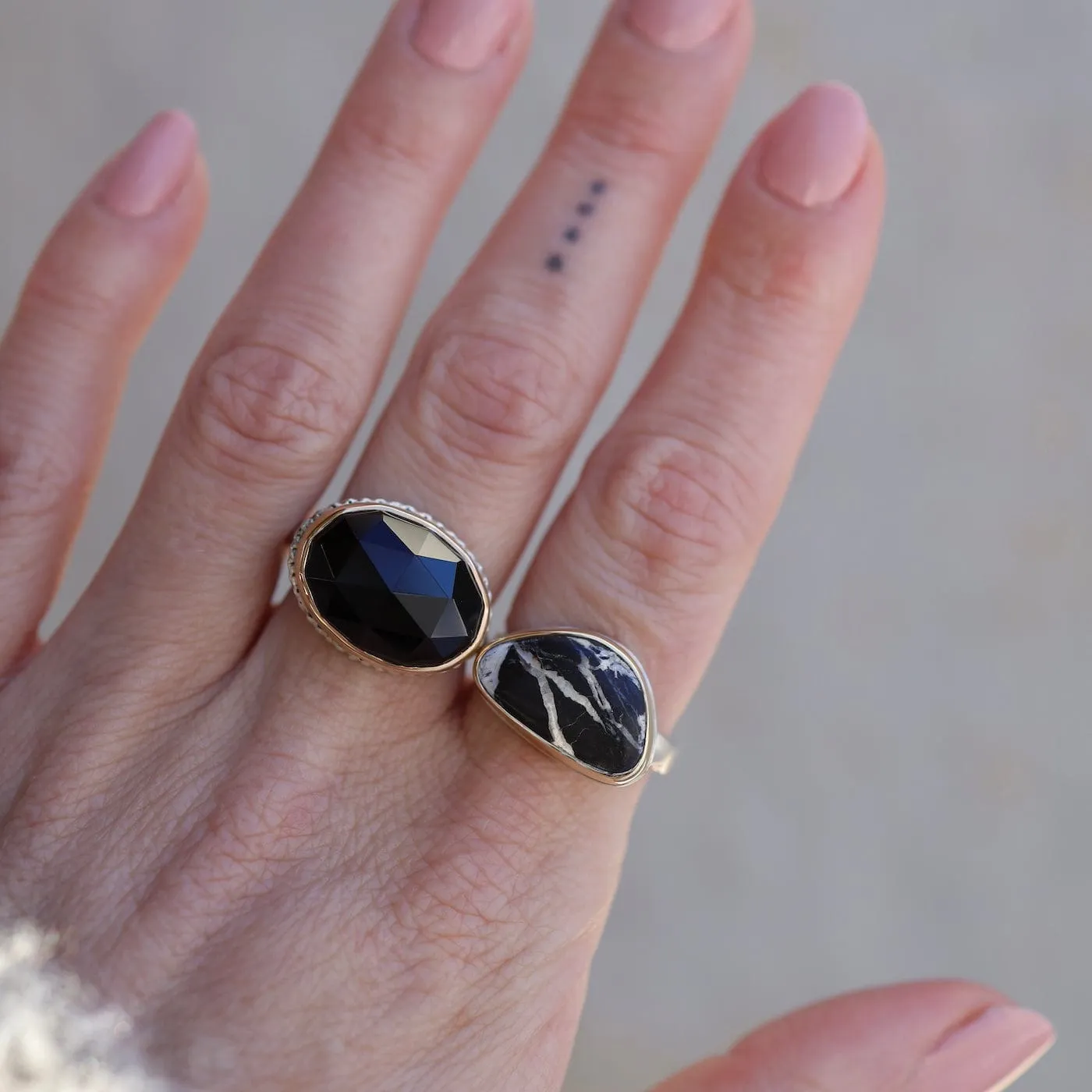 Jamie Joseph White Buffalo Turquoise Ring