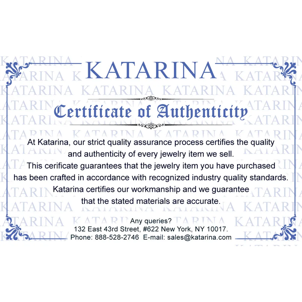 KATARINA Baguette Cut Diamond Hoop Earrings (3/8 cttw)