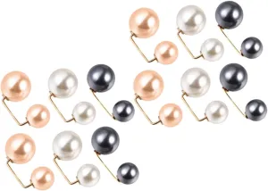 KESYOO Waist Tightener Clip Dress Tightener Clip Brooch Safety Pin Artificial Pearl Brooch Pin