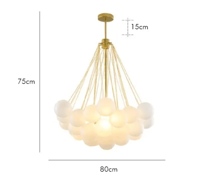 KUPLA Brass Chandelier