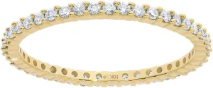 La Joya 1/3-1 CT TW Certified Lab Created Diamond Eternity Band for Women | Sparkling 10k Solid Gold Anniversary Bands, Stackable Bands, and Diamond Wedding Rings for Women