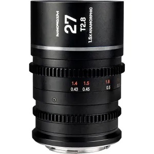 Laowa Nanomorph 27mm T2.8 1.5X S35 (Silver) - (Cine) Fuji X