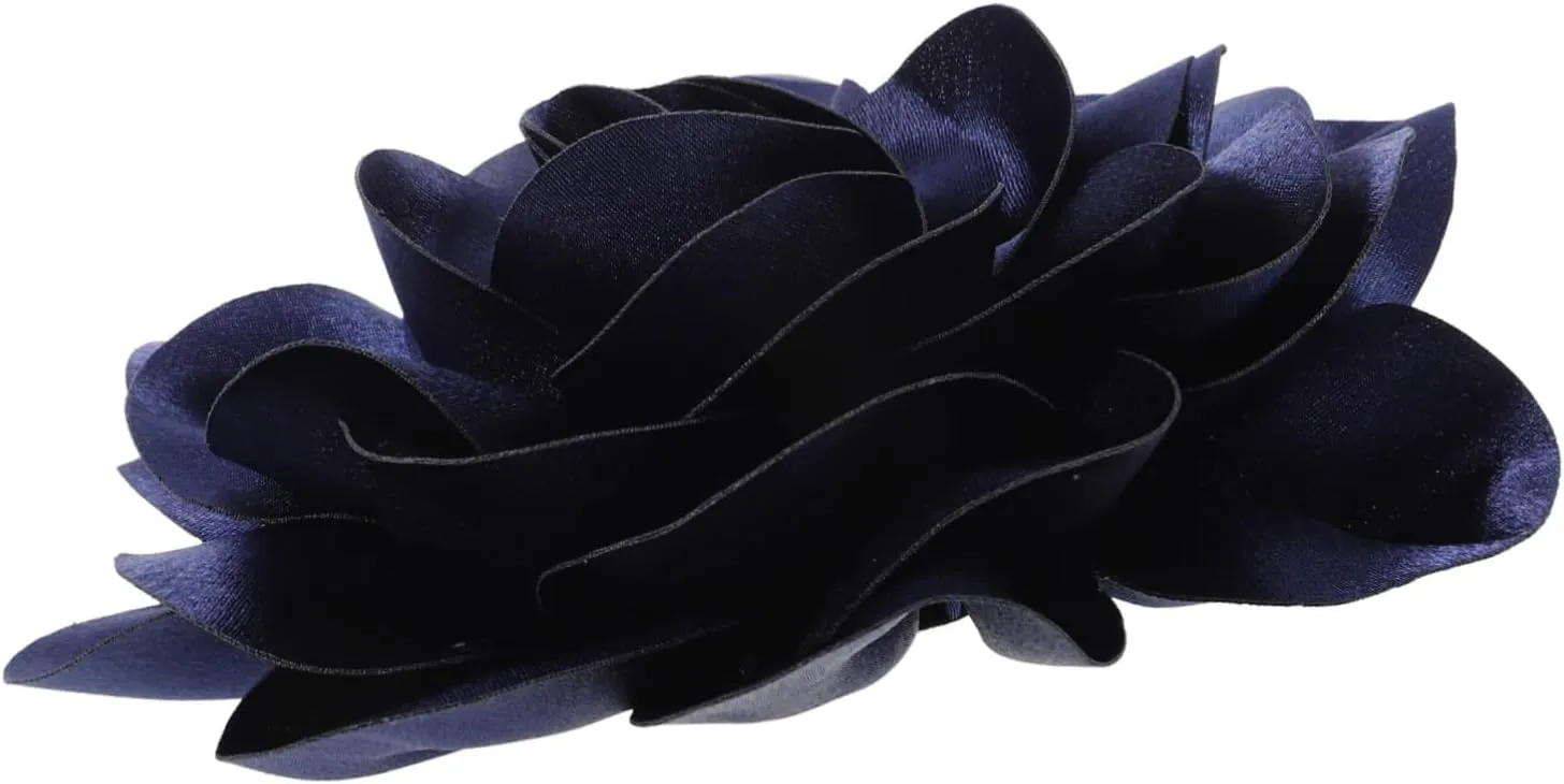 Large Handmade Flower Brooch Pin for Women Elegant Fabric Lapel Pin Decoration for Party Clothing Accessories Stylish Floral Brooch Occasion