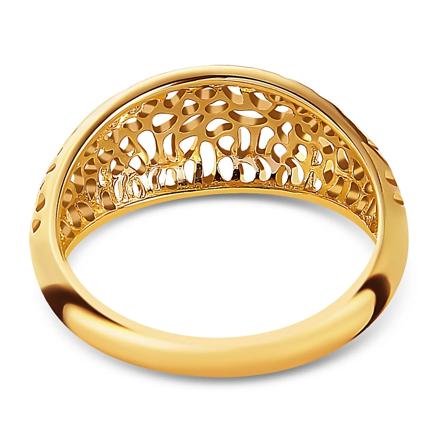 Lattice Tapered Band Ring