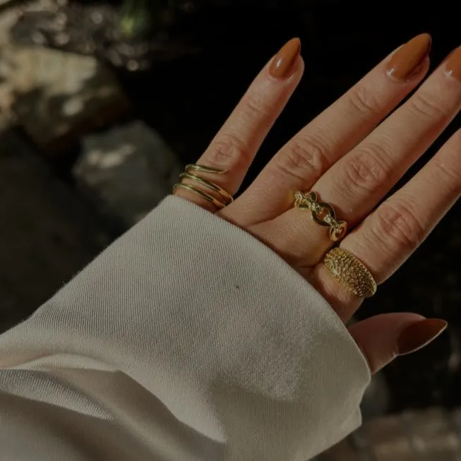 Lattice Tapered Band Ring