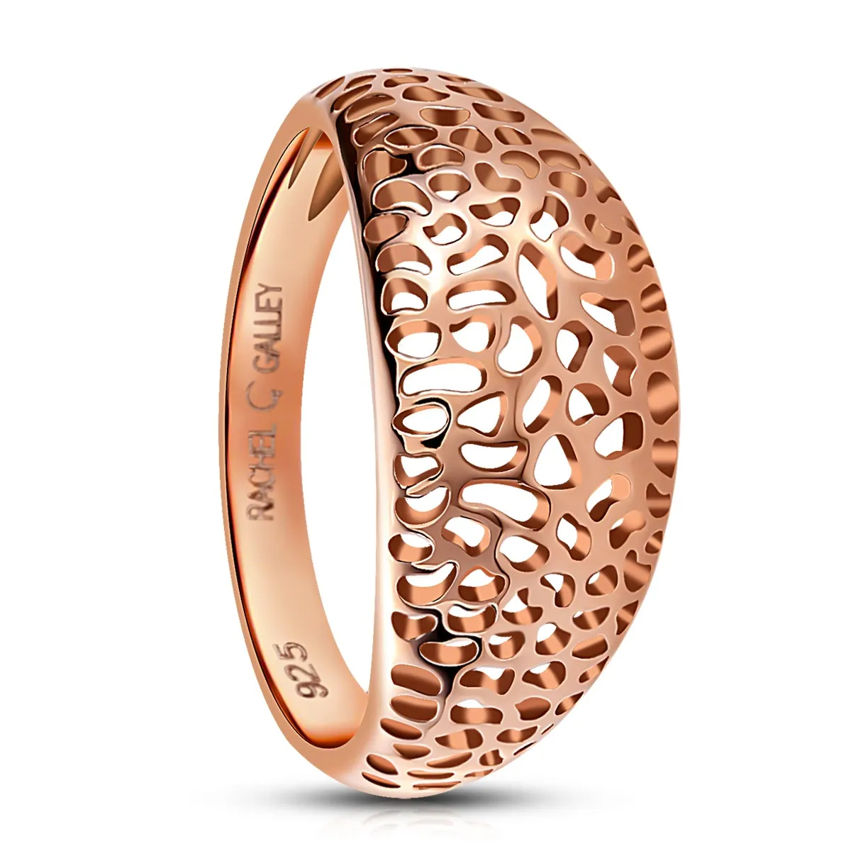 Lattice Tapered Band Ring