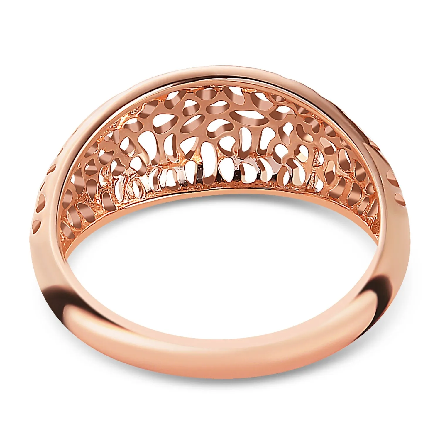 Lattice Tapered Band Ring