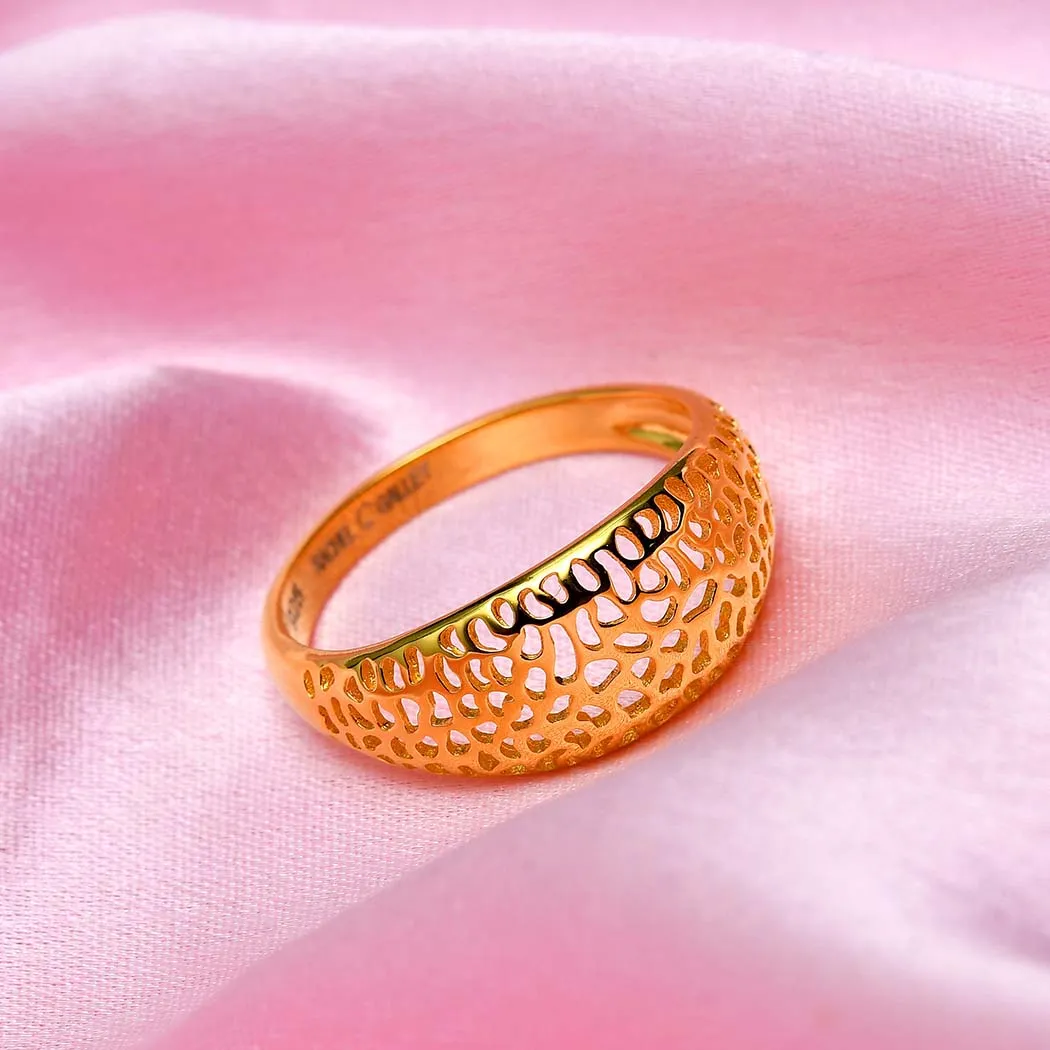 Lattice Tapered Band Ring