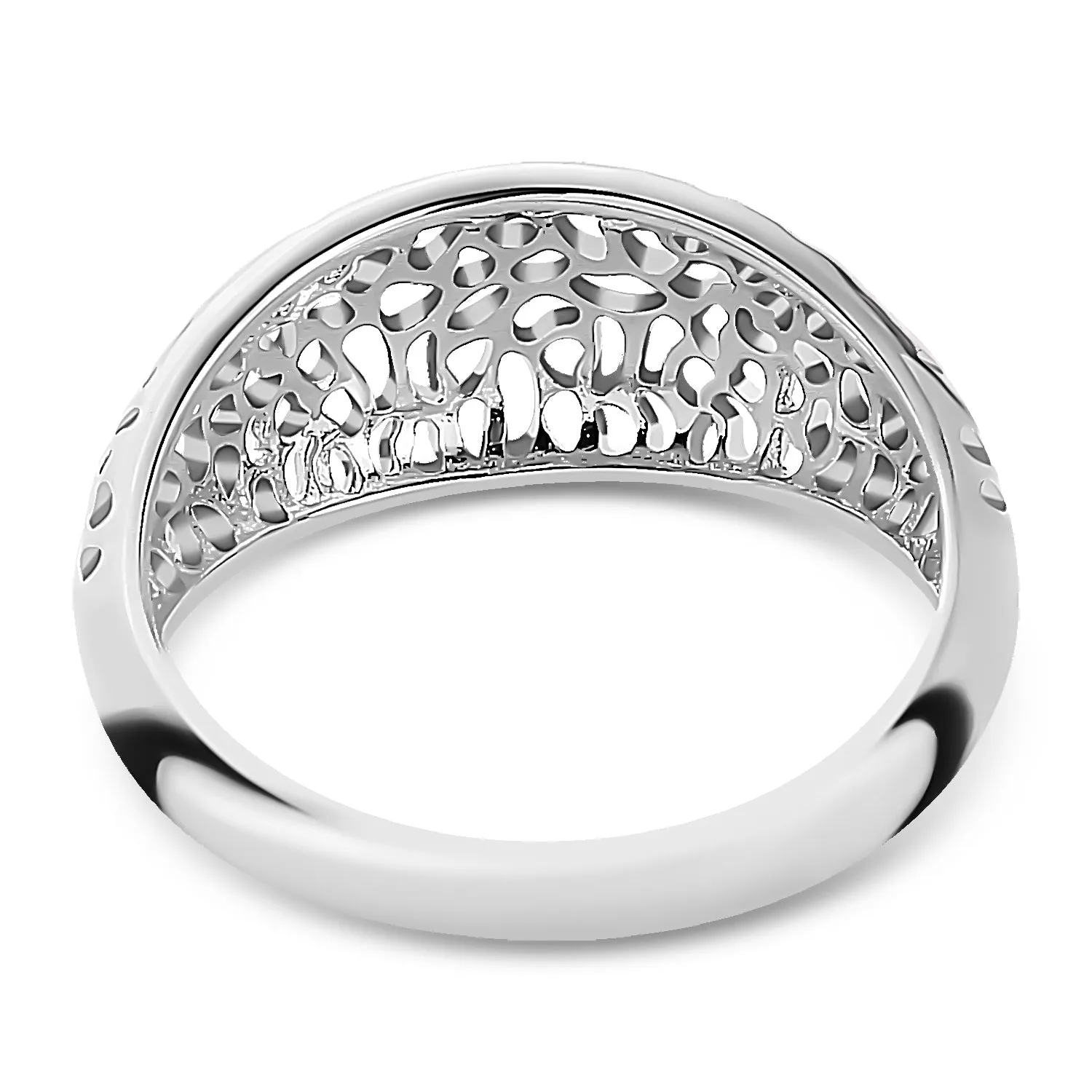 Lattice Tapered Band Ring