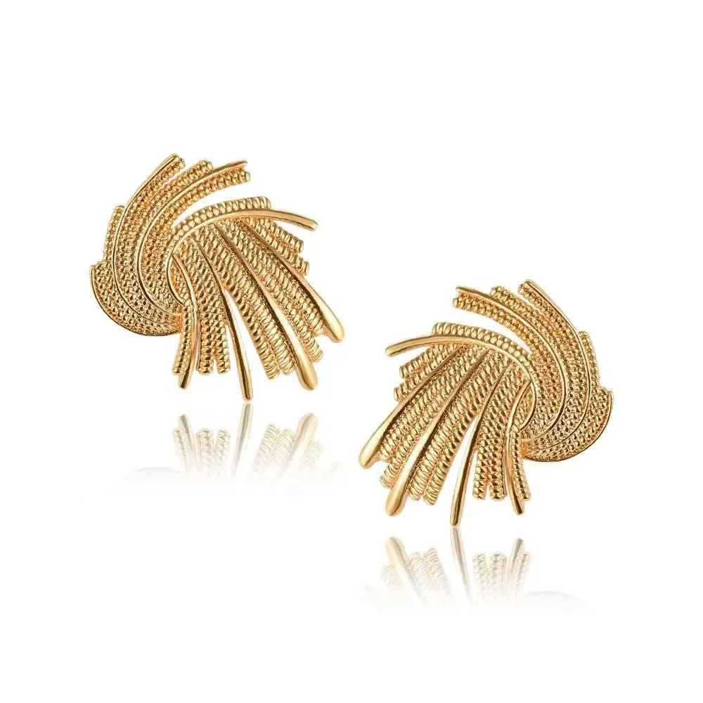 MAC171  High-end And Unique Geometric Metal Earrings