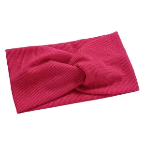 Make Up Headbands for Women Knotted Headbands Head Wrap Non Slip Headband Elastic Hair Accessories (A, One Size)