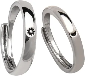 Matching Rings for Couples Sun and Moon Ring Set Valentines Day Gifts for Wife Husband Anniversary Presents for Couples Gift Ideas BF and GF Wedding Gifts for Bride and Groom Gift for Best Friends